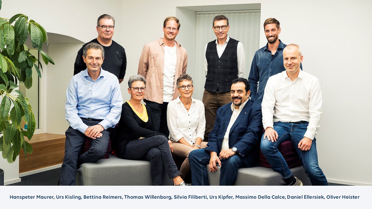 Datatrans AG – Datatrans Hanspeter Maurer, Urs Kisling, Bettina Reimers, Thomas Willenborg, Silvia Filiberti, Urs Kipfer, Massimo Della Calce, Daniel Ellersiek, Oliver Heister